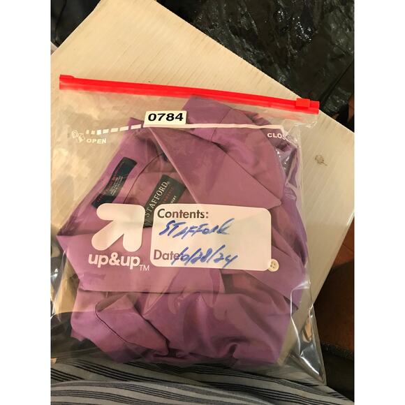 STAFFORD THE SUPER SHIRT Men's 16/34-35 L.S. Purple - Picture 7 of 7